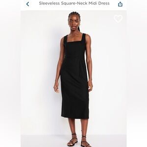 Old Navy square-neck midi dress